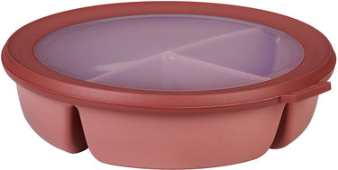 Mepal - multikom cirqula vershouddoos - 3-vaks bento bowl - 250 ml. 250 ml 500 ml - rond - vivid mauve