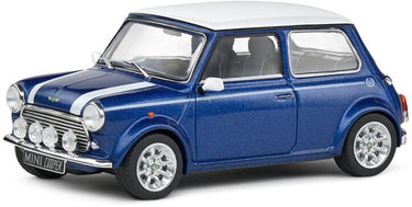 Solido mini cooper s '94, blauw schaal 1:43