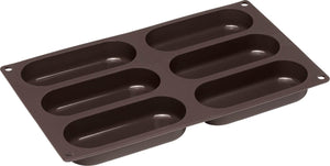 Lurch - flexiform - bakvorm voor 6 hotdog broodjes - silicone - 30x17.5cm
