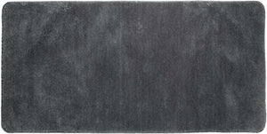 Sealskin angora -badmat 70x140 cm - polyester - donkergrijs