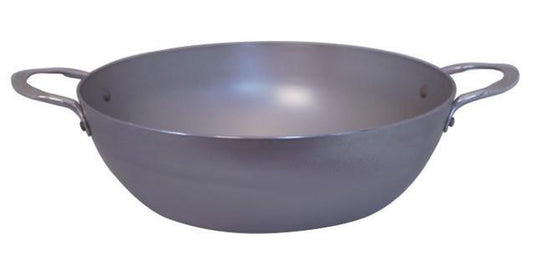 Debuyer de buyer mineral b hapjespan 32 cm met 2 grepen – carbonstalen pan – ø 32 cm – made in france