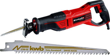 Einhell reciprozaag te-ap 950 e - 950 w - slaghoogte: 28 mm - onbelast toerental: 0- 2.800 t min - max. zaagdiepte hout metaal: 200 20 mm - incl. 1x zaagblad hout