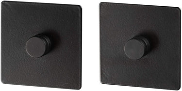 Wenko adapter turbo-loc 6,3 x 1,4 cm mat zwart staal 2-delig - voor bevestiging van keukenaccessoires gala zonder boren