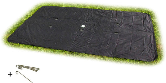Exit toys exit groundlevel trampoline afdekhoes 244x427cm - trampoline beschermhoes - weerbestendig - rechthoekig - afdekzeil