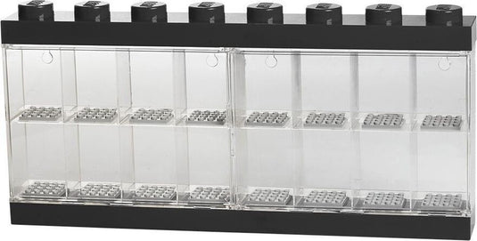 Lego opbergbox minifiguur 16, zwart -