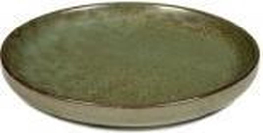 Serax - sergio herman surface - olijfbord m - camogroen - 16 ø - 4 stuks