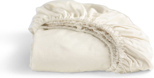 Cinderella - weekend - hoeslaken - tot 25 cm matrashoogte - 100% katoen - 120x200 cm - ivoor