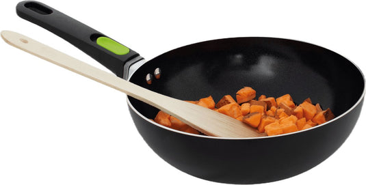 Eurotrail wokpan ø 28cm - zwart
