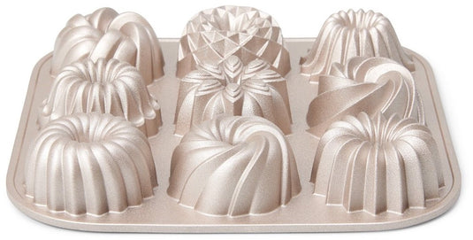 Patisse mini tulbandvorm - 9 tulbandjes - 24x24 cm - bakvorm