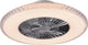 Rl live your light reality harstad - ventilator - chroom - incl. 1x smd 38 w - afstandsbediening - geintegreerde dimmer - traploos instelbare lichtkleur - niet geschikt voor externe dimmer - slaaptimer - geheugenfunctie - 3 snelheidsinstellingen - zomer-