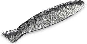 Serax - paola navone - fish fish - serveerschaal - grijs - l 45cm