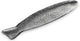 Serax - paola navone - fish fish - serveerschaal - grijs - l 45cm