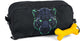 Stones and bones rowan 2.0 - etui - pennenzak voor kinderen - 3 vakken - zwart panther - zwart