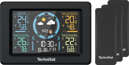 Technisat imeteo 700 weerstation - met 3 sensoren - 60 meter bereik