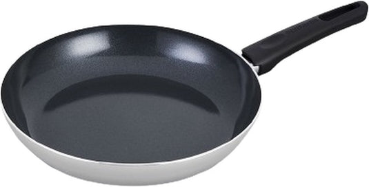 Brabantia indu+ koekenpan - ø 28cm - 100% pfas vrij - keramische antiaanbaklaag - inductie koekenpan - vaatwasserbestendig - grijs
