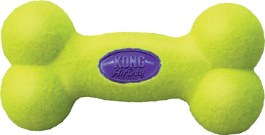 Kong air bone medium 1 st - piepend speelgoed - 12 cm x 130 mm x 44 mm - groen