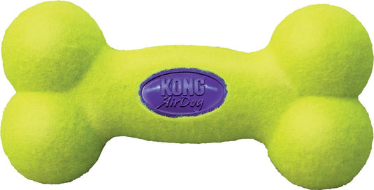 Kong air bone medium 1 st - piepend speelgoed - 12 cm x 130 mm x 44 mm - groen