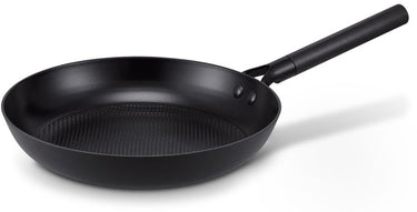 Brabantia patron koekenpan - ø 28cm -duurzame pan met luxe design handgreep - 100% pfas vrij - keramische antiaanbaklaag - inductie koekenpan - zwart