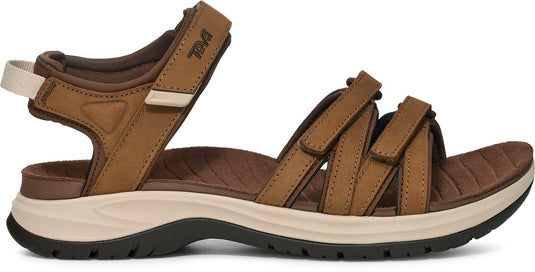 Teva w tirra sport leren dames sandalen - tan