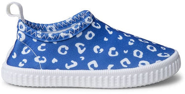 Swim essentials - waterschoentjes - blauw - luipaardprint - uv bescherming - antislip
