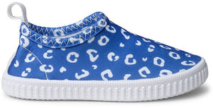 Swim essentials - waterschoentjes - blauw - luipaardprint - uv bescherming - antislip
