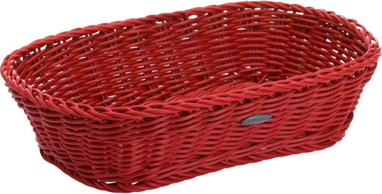 Westmark multifunctionele mand, geschikt voor hotel en catering, vierkant, ca. 26,5 x 19 x 7 cm, synthetische vezel, saleen-editie, coolorista, robijnrood, 02036179101