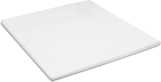 Cinderella premium molton topper hoeslaken - matrasbeschermer voor topper - 200x200 cm - tot 15 cm matrashoogte - wit