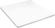 Cinderella sundays hoeslaken topper - satijn - 180x210 cm - tot 15 cm - wit
