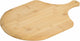 Kesper fsc® bamboe pizzaschep voor pizza's ø30 cm - pizzaplank met handvat - pizzaborden - oven - bbq - serveerplank - afm. 45 x 30 x 1.2 cm.