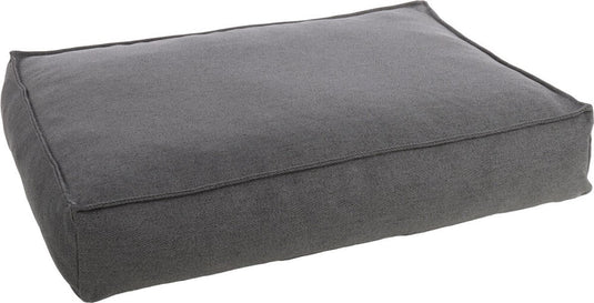 Flamingo orthopedische hondenkussen – premium line – pure luxe hondenkussen 100 x 70 x 18 cm – extra memory foam voor maximaal comfort – baldar hondenkussen donkergrijs