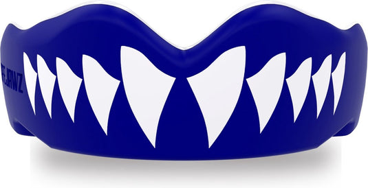 Safejawz gebitsbeschermer extro-series shark blauw wit senior