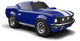 Baghera speelgoedauto - ford mustang blauw - 19x9,5x7,5cm - in geschenkdoos - 3 jaar
