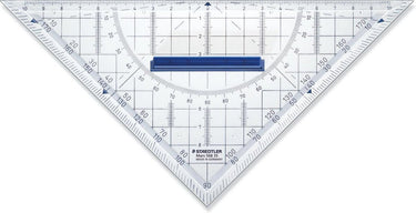 Staedtler geodriehoek - met handvat - acryl - 22 cm