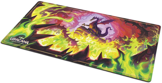 Disney lorcana tcg: winterspell - playmat dragonfire