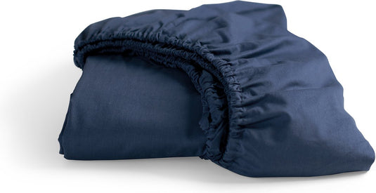 Cinderella - weekend - hoeslaken - 100% katoen - tot 25 cm matrashoogte - 160x200 cm - blauw