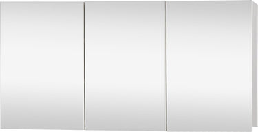 Differnz brida spiegelkast 50x100x15cm 3 deuren wit