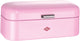 Wesco grandy broodtrommel | 10 liter - maat l | metaal - roze | keukenopslag