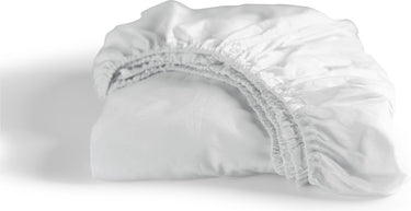 Cinderella - weekend - hoeslaken - 100% katoen - 100x210 cm - tot 25 cm matrashoogte - wit