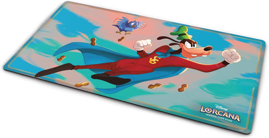 Disney lorcana : wilds unknown – playmat goofy (super goof) | set 12