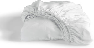 Cinderella - weekend - hoeslaken - 100% katoen - geschikt voor boxspring - 90x200 - tot 25 cm matrashoogte - wit