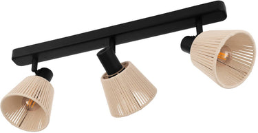 Eglo seagard spot - e14 - 52 cm - zwart crème - kantelbaar