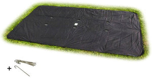 Exit toys exit groundlevel trampoline afdekhoes 214x305cm - trampoline beschermhoes - weerbestendig - rechthoekig - afdekzeil