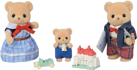 Sylvanian families 5851 familie biscuit beer- extra fluffy zacht