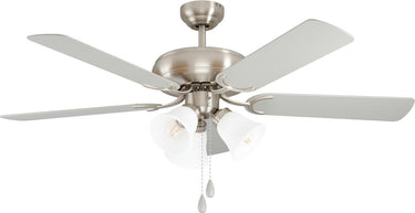 Eglo las palmas plafondlamp met ventilator - 132cm - ac longer life - grijs
