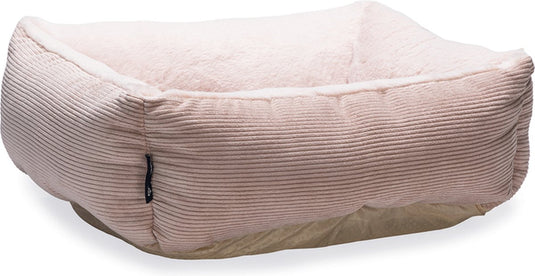 Beeztees moza - kattenmand - pluche - roze - 48x37x15 cm