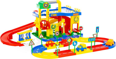Wader garage met wegdelen