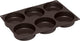 Lurch – flexiform - bakvorm voor 6 hamburgerbroodjes - silicone-ø 10cm