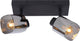 Lucide alion - plafondspot (plafondlamp) - 2xe14 - zwart