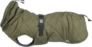 Trixie hondenjas - olijfgroen 45 cm - waterdicht, verstelbaar, fleece voering