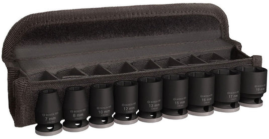 Bosch professional pro impact krachtdoppenset kort 3 8 9-delig - 2608003036